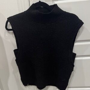 NWT Sanctuary Black Knit Vest